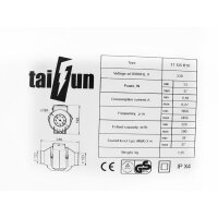 Taifun 2 Speed Inline Ventilator 220/280m³/h 125mm