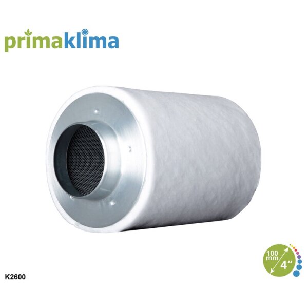 Prima Klima ECO Edition Carbon Filter 250m&sup3;/h 100mm Flansch